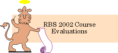 RBS 2001 Course Evaluations