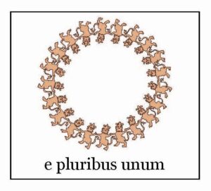 10 E Pluribus Unum Lion Ring